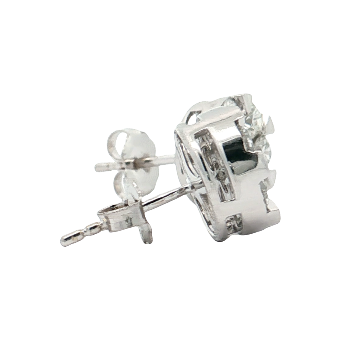 White Gold Diamond Studs