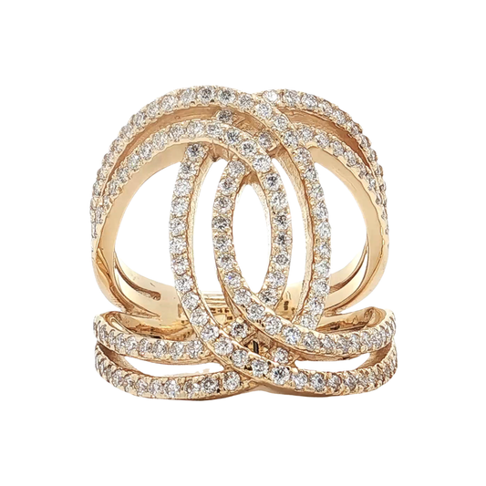 Yellow Gold diamond Fashion Ring