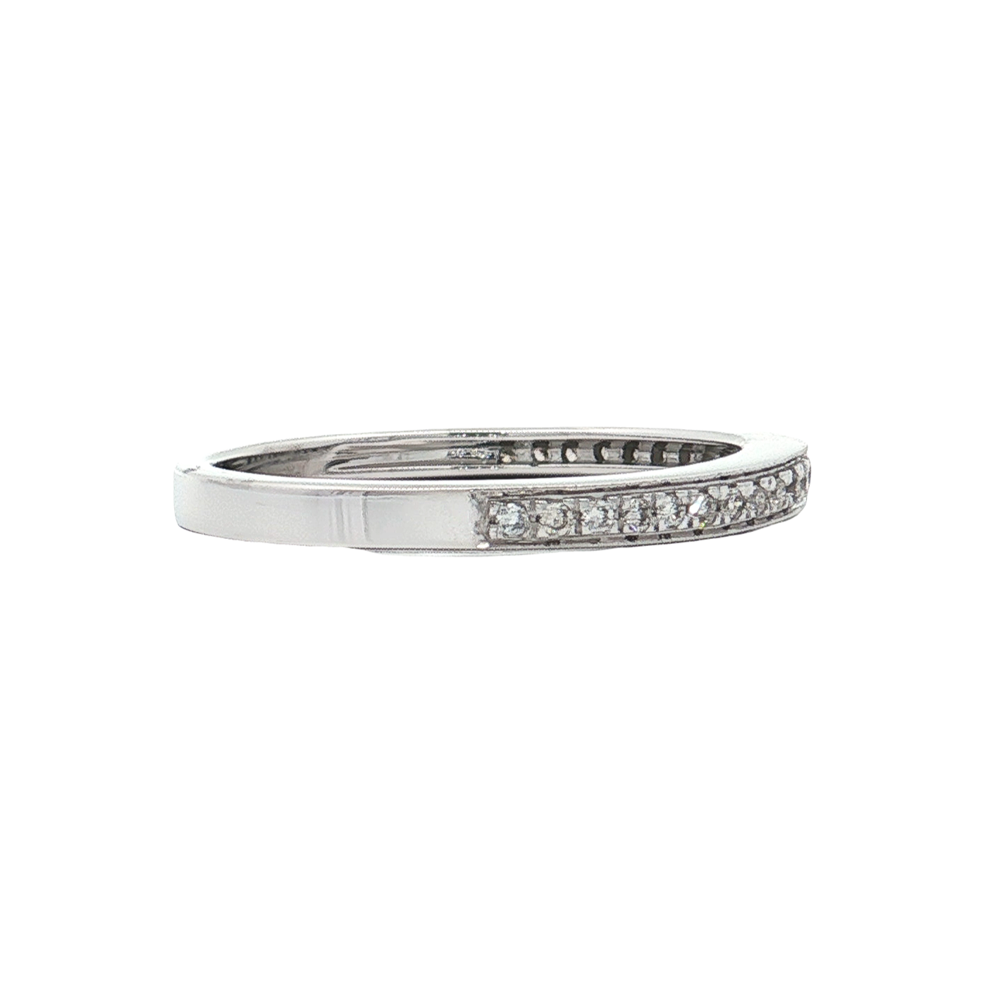 White Gold Diamond Wedding Band