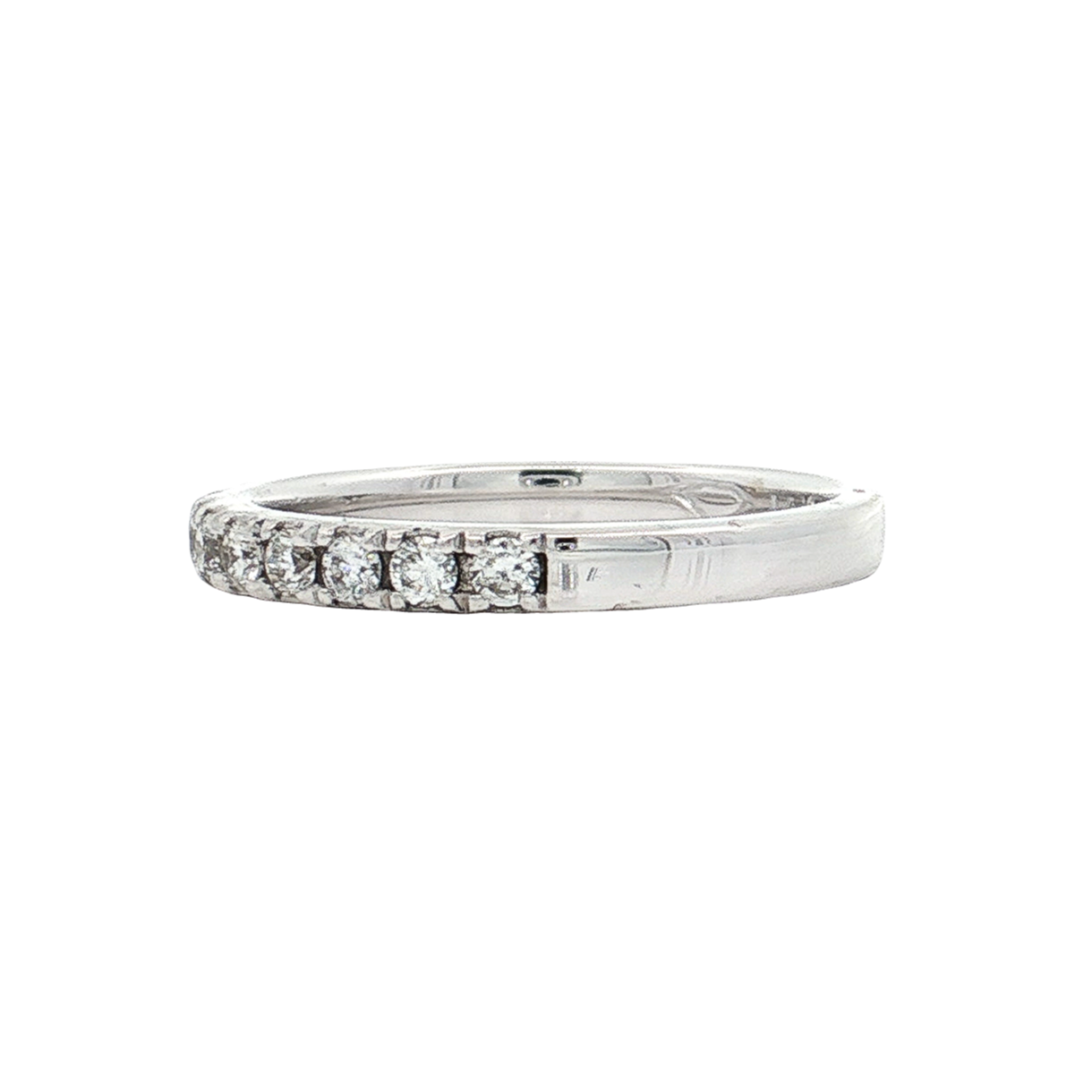 White Gold Diamond Wedding Band
