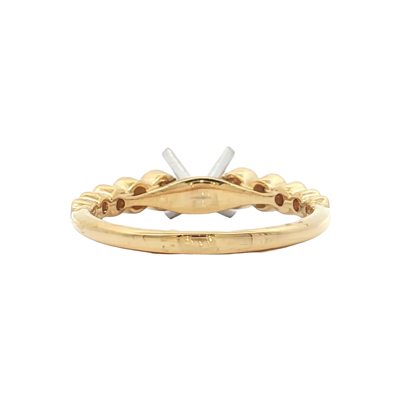 Yellow Gold Diamond Bridal Setting
