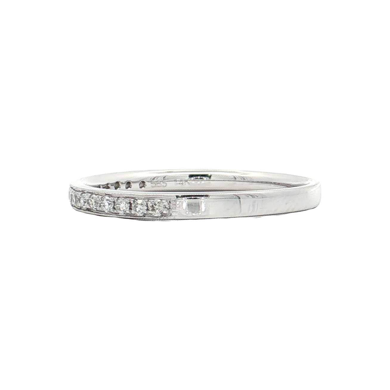White Gold Diamond Wedding Band