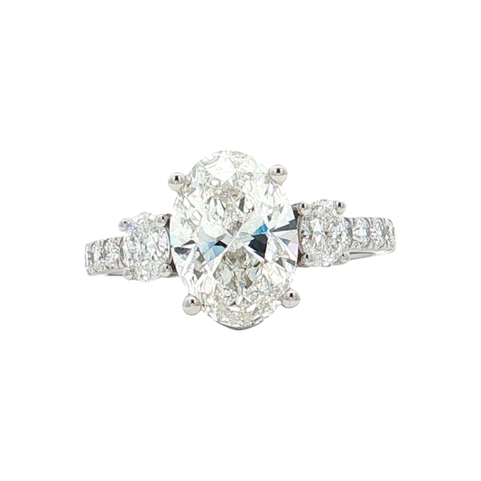 White Gold Lab-Diamond Ring
