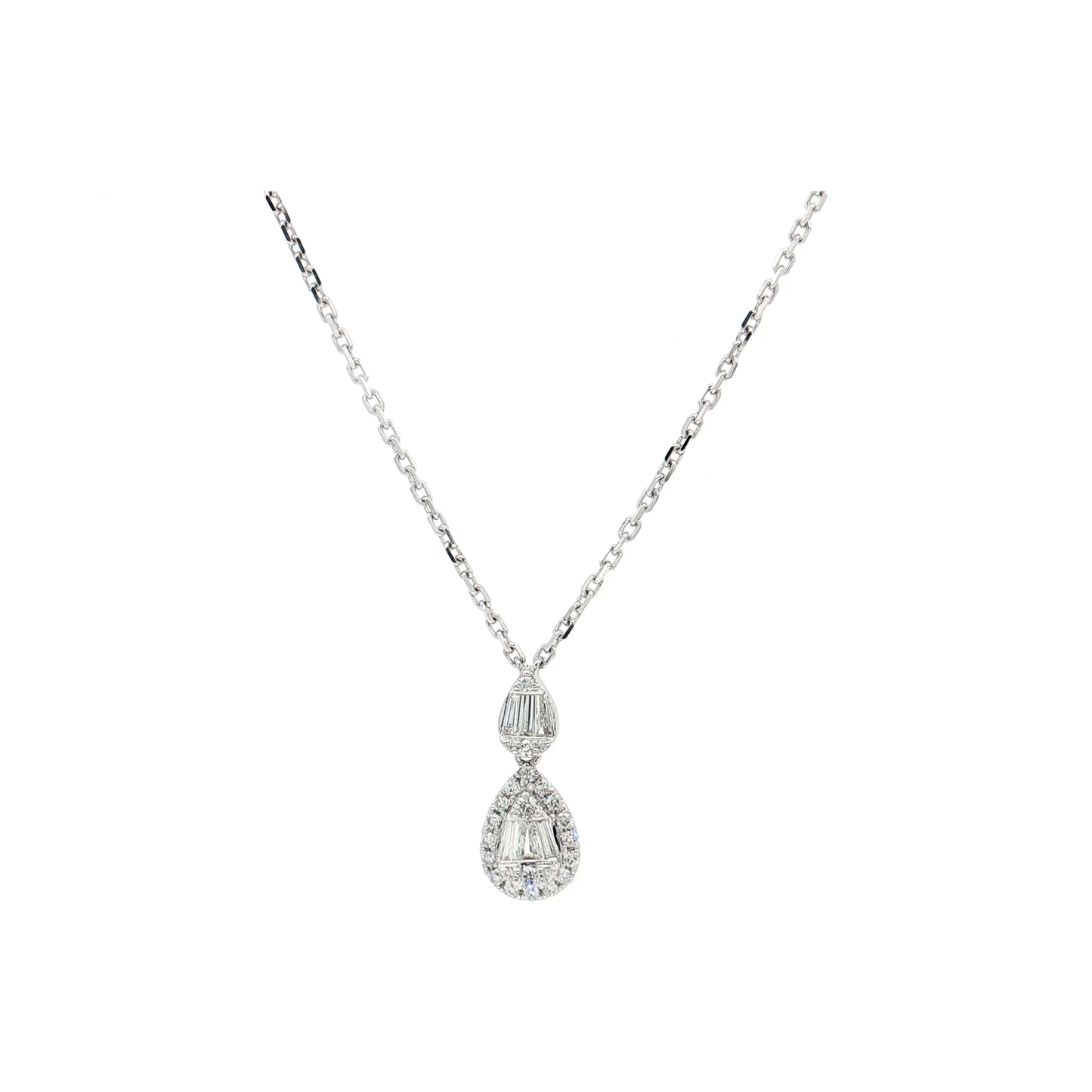 White Gold Diamond Pendant