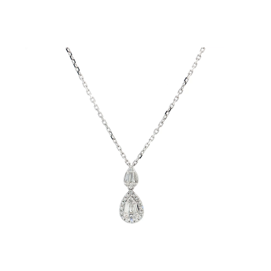 White Gold Diamond Pendant