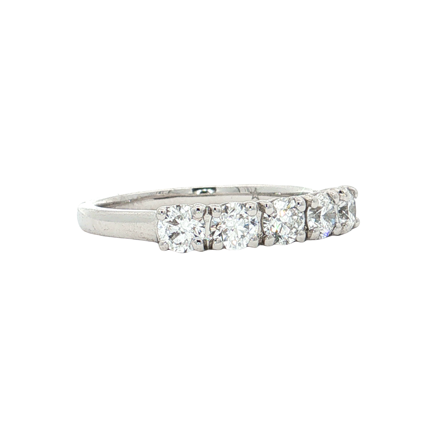 White Gold Lab-Diamond Band