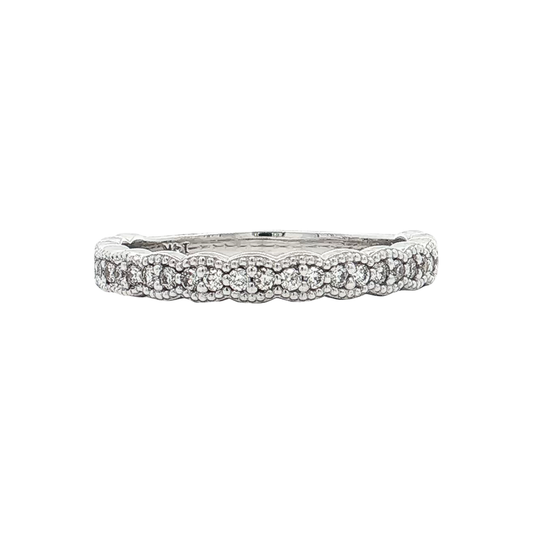 White Gold Diamond Wedding Band