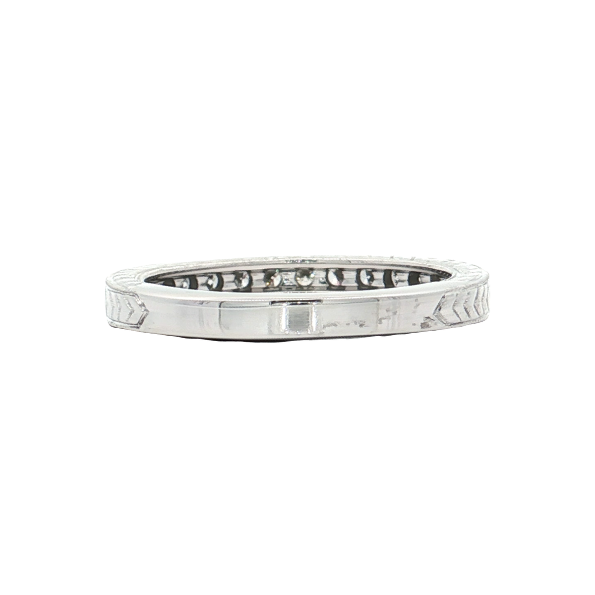 White Gold Diamond Wedding Band