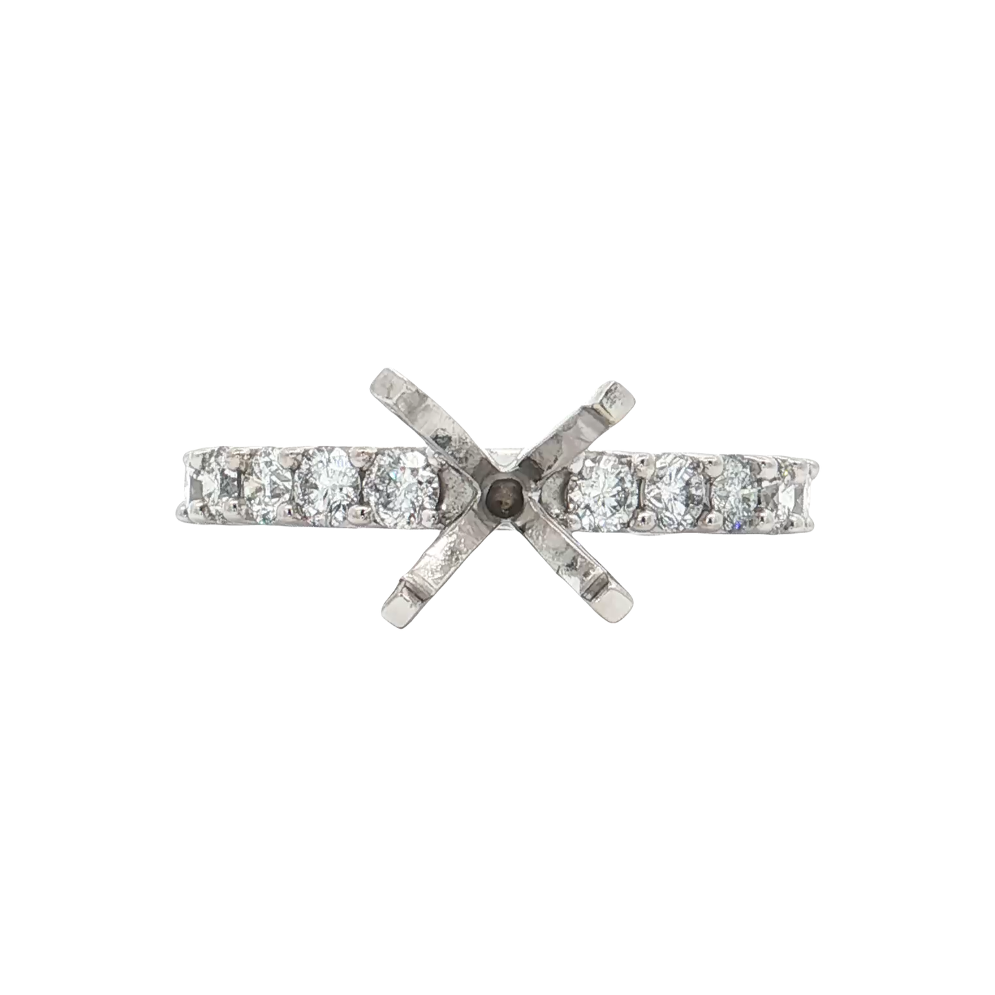 White Gold Diamond Bridal Setting