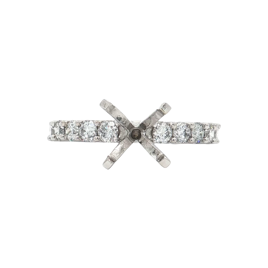White Gold Diamond Bridal Setting