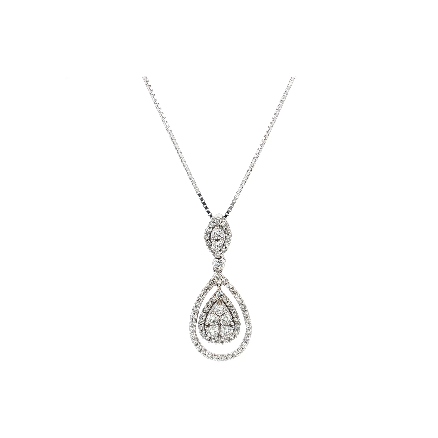 White Gold Diamond Pendant