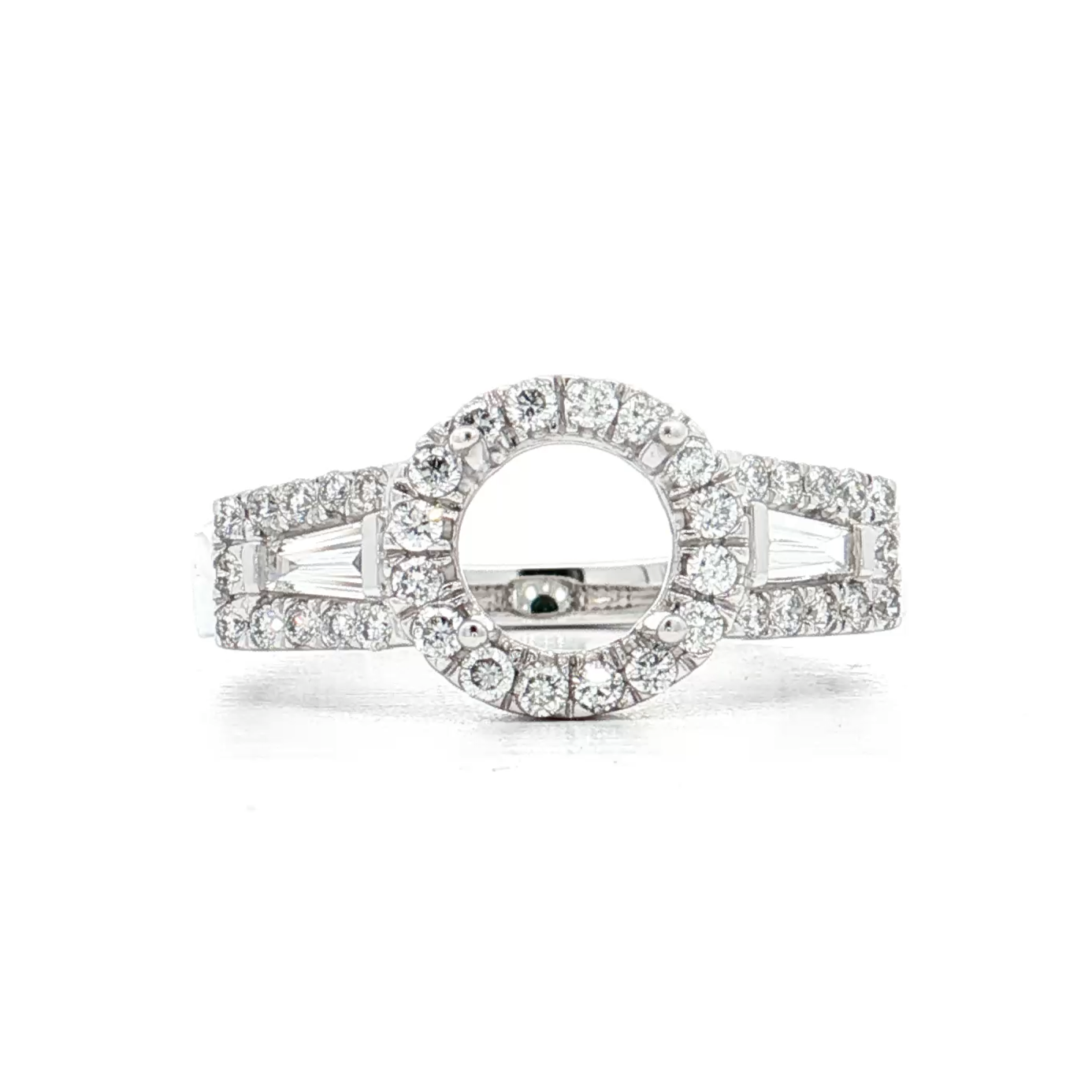 White Gold Diamond Bridal Setting