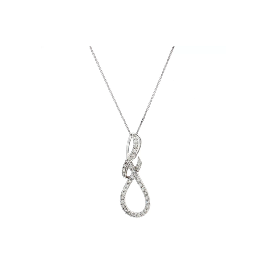 White Gold Diamond Pendant