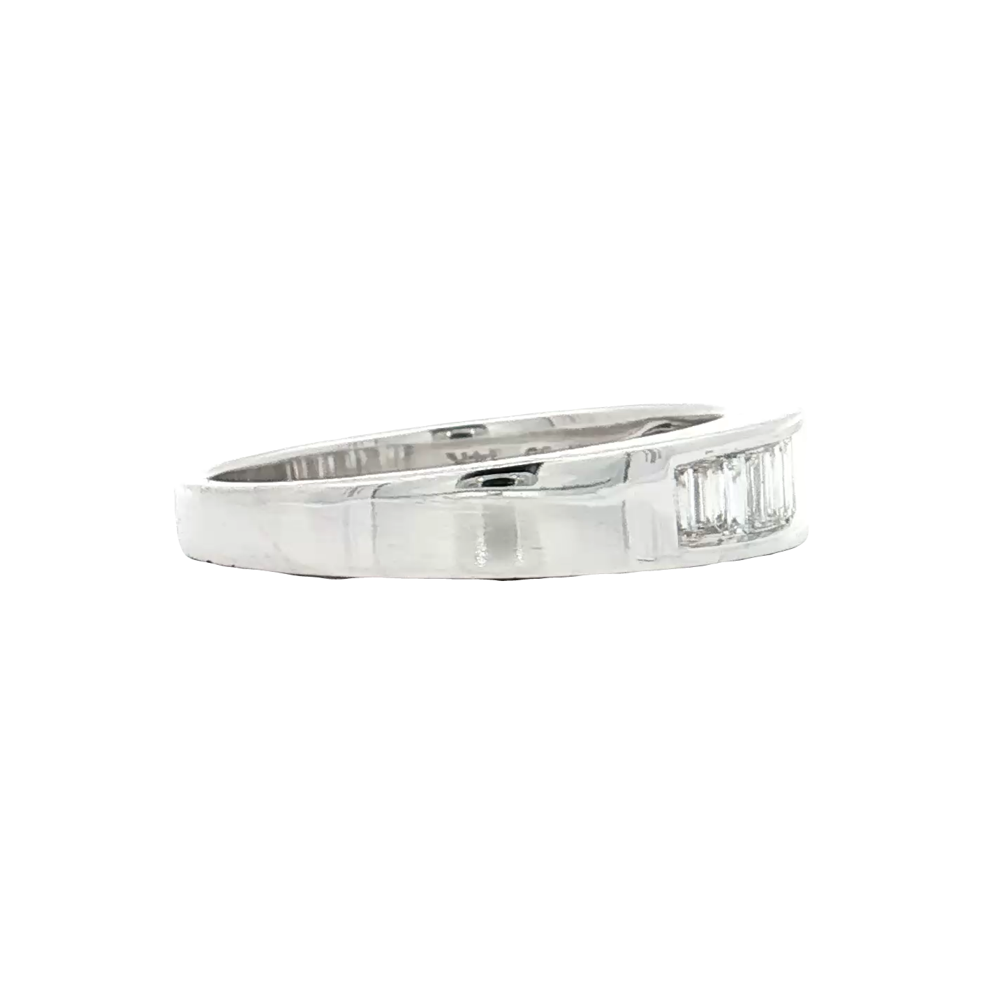 White Gold Diamond Wedding Band