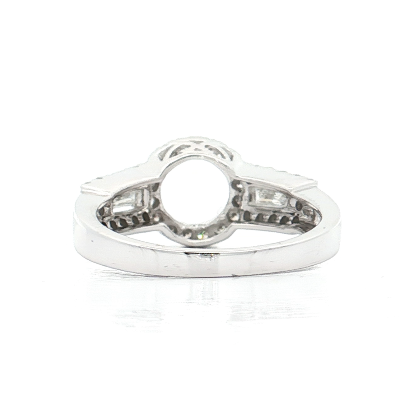 White Gold Diamond Bridal Setting