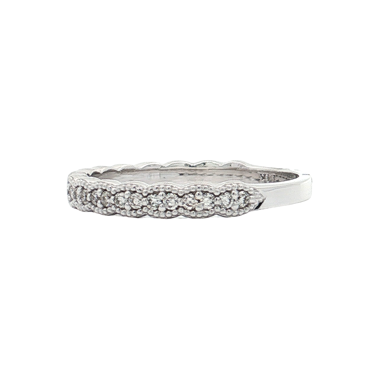 White Gold Diamond Wedding Band