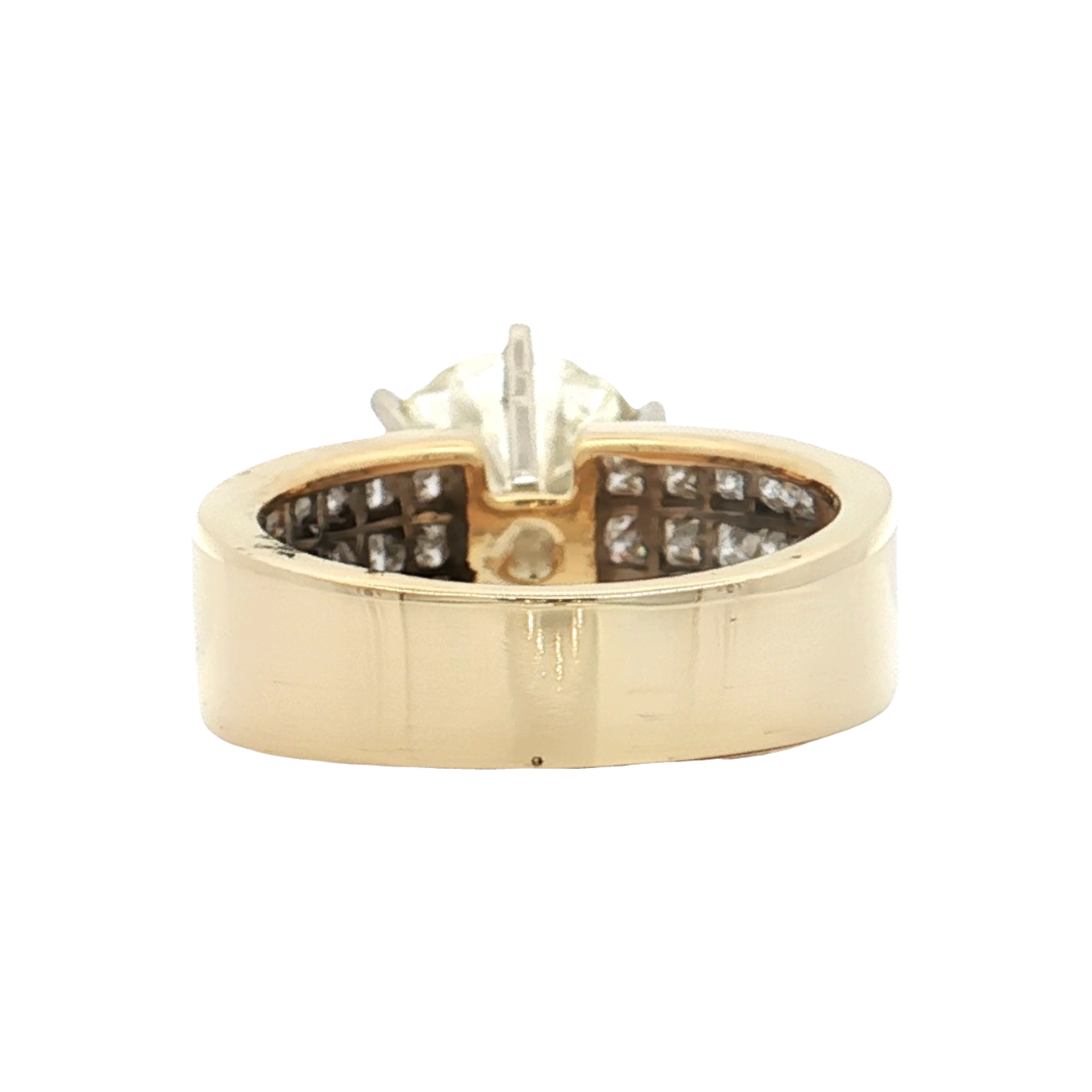 Yellow Gold Diamond Bridal Ring