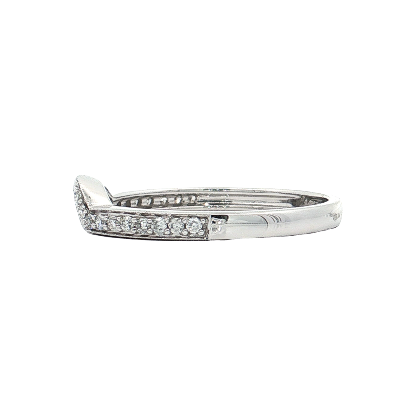 White Gold Diamond Wedding Band