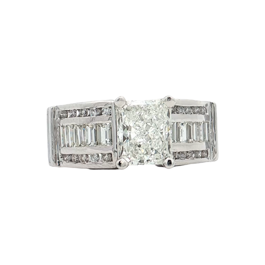 White Gold Diamond Bridal Ring