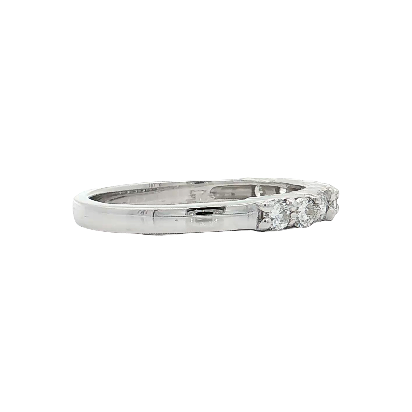 White Gold Diamond Wedding Band