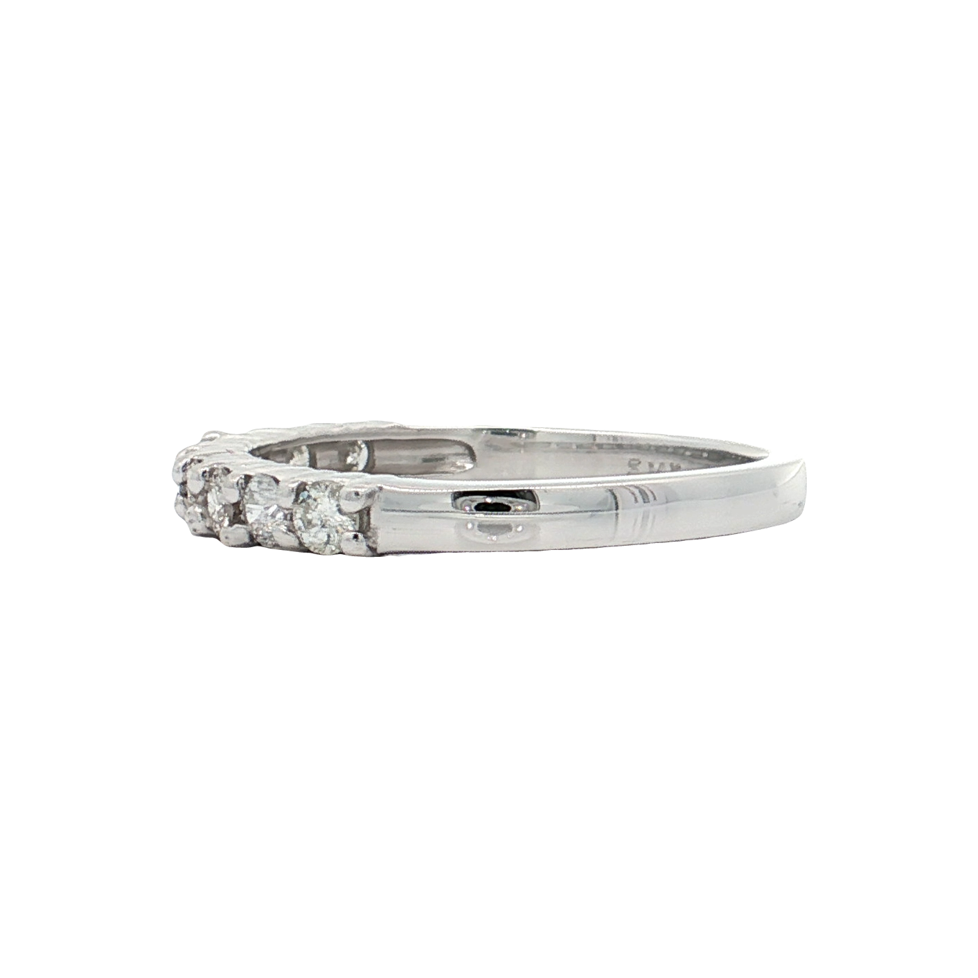White Gold Diamond Wedding Band