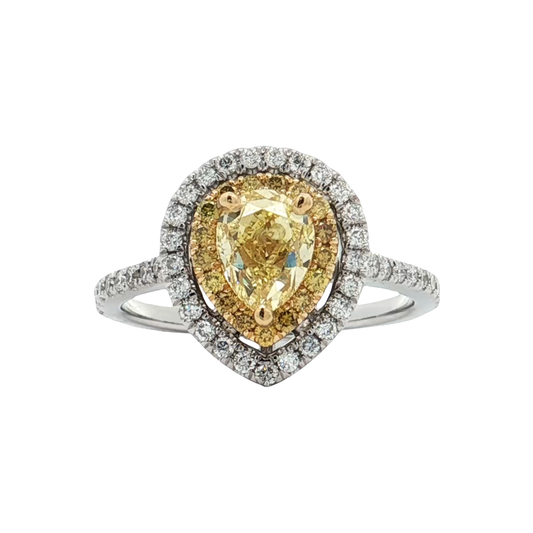 White Gold Diamond Bridal Ring