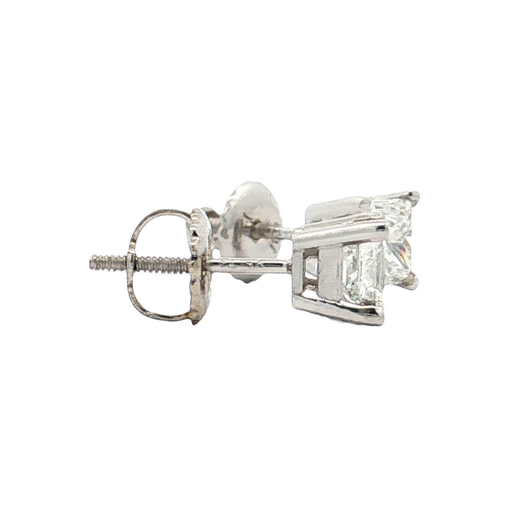 White Gold Diamond Studs
