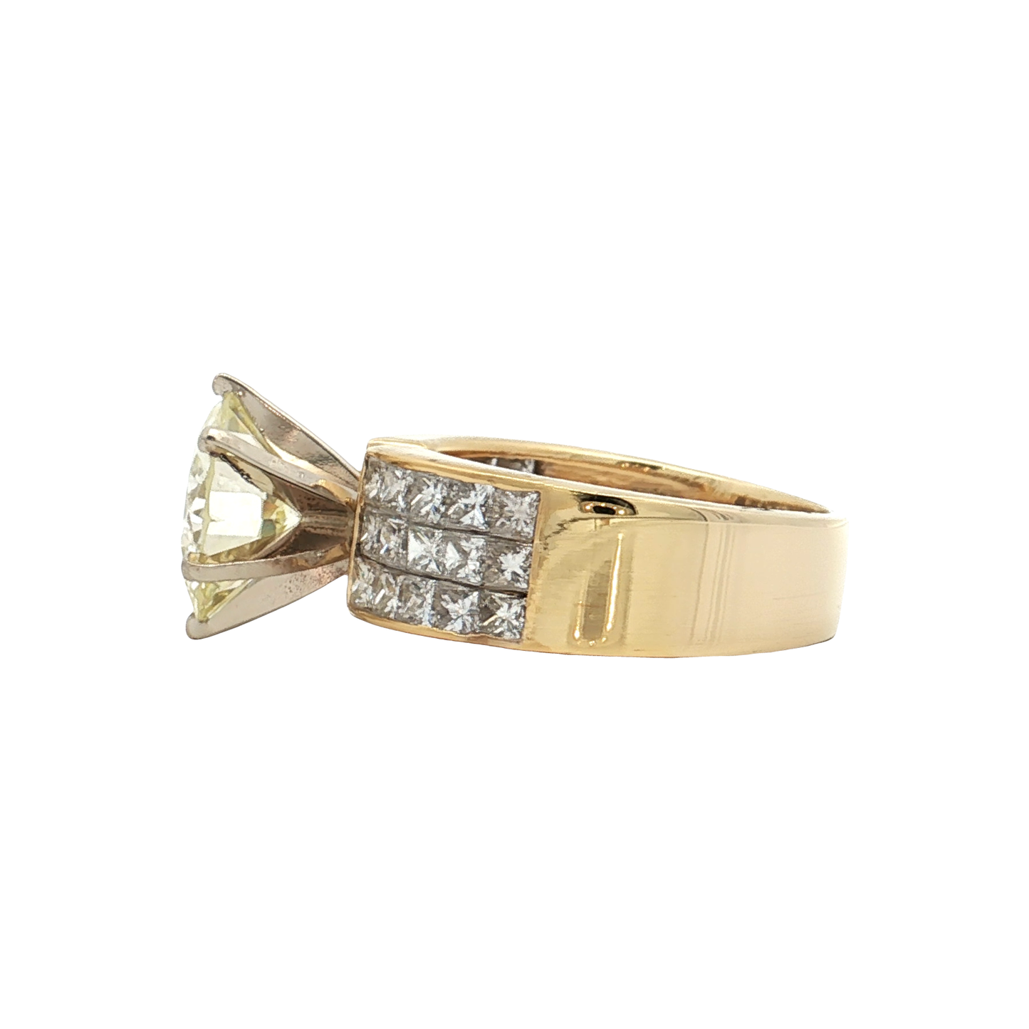 Yellow Gold Diamond Bridal Ring