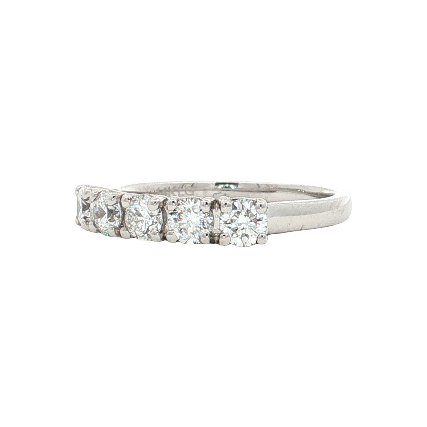 White Gold Lab-Diamond Band