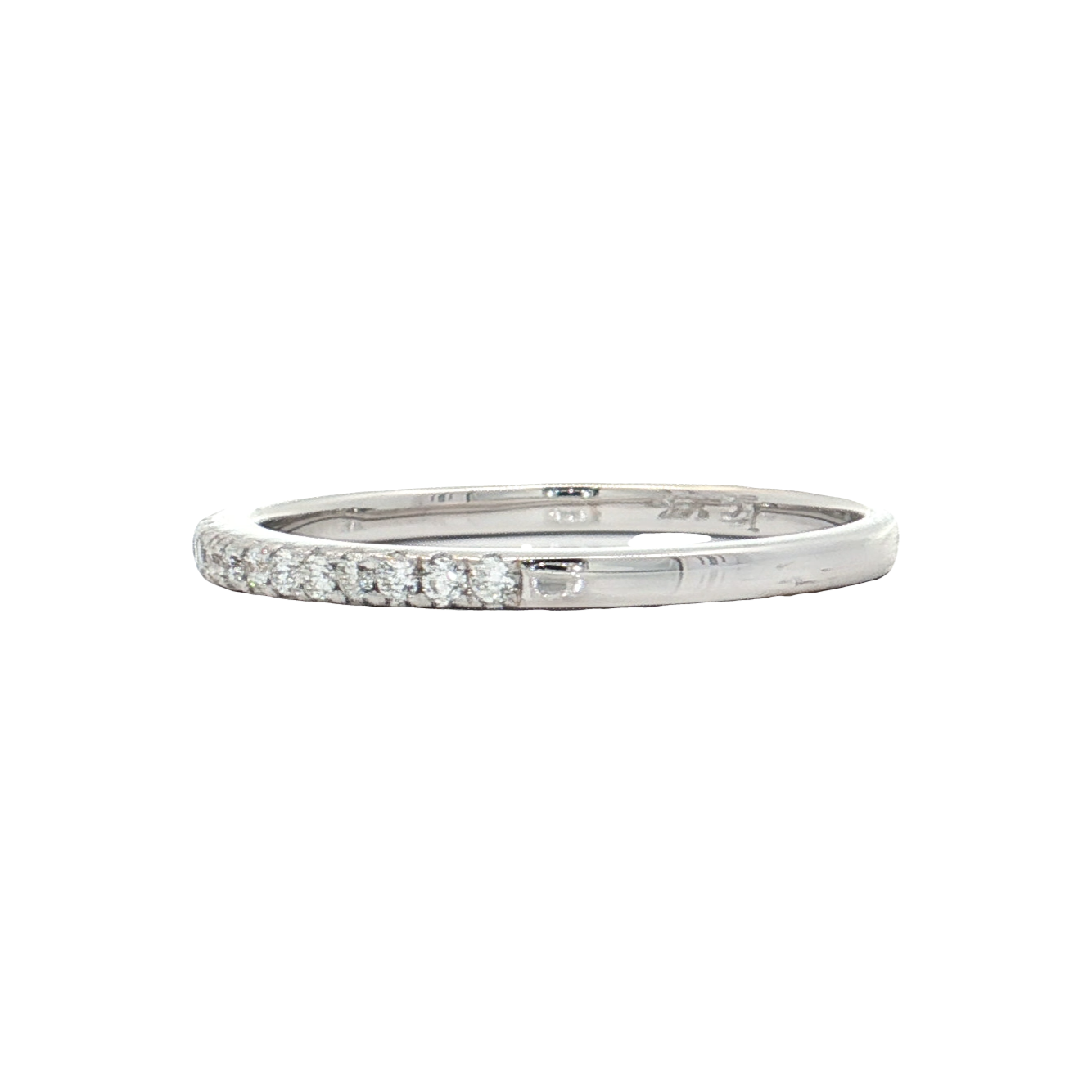 White Gold Diamond Wedding Band
