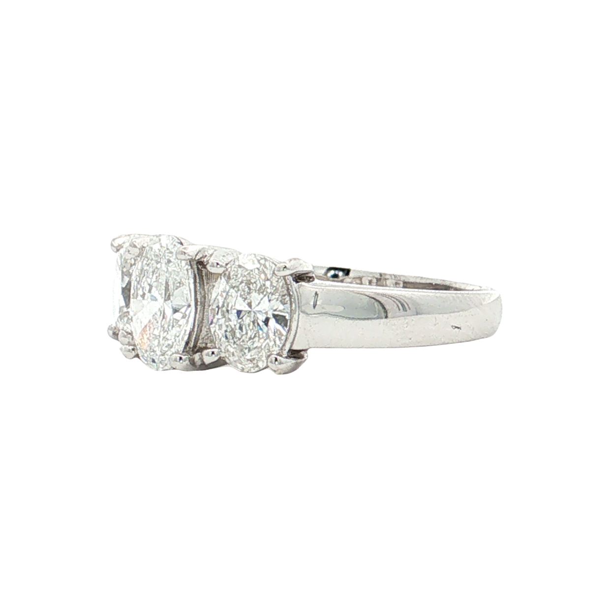 White Gold Lab-Diamond Band