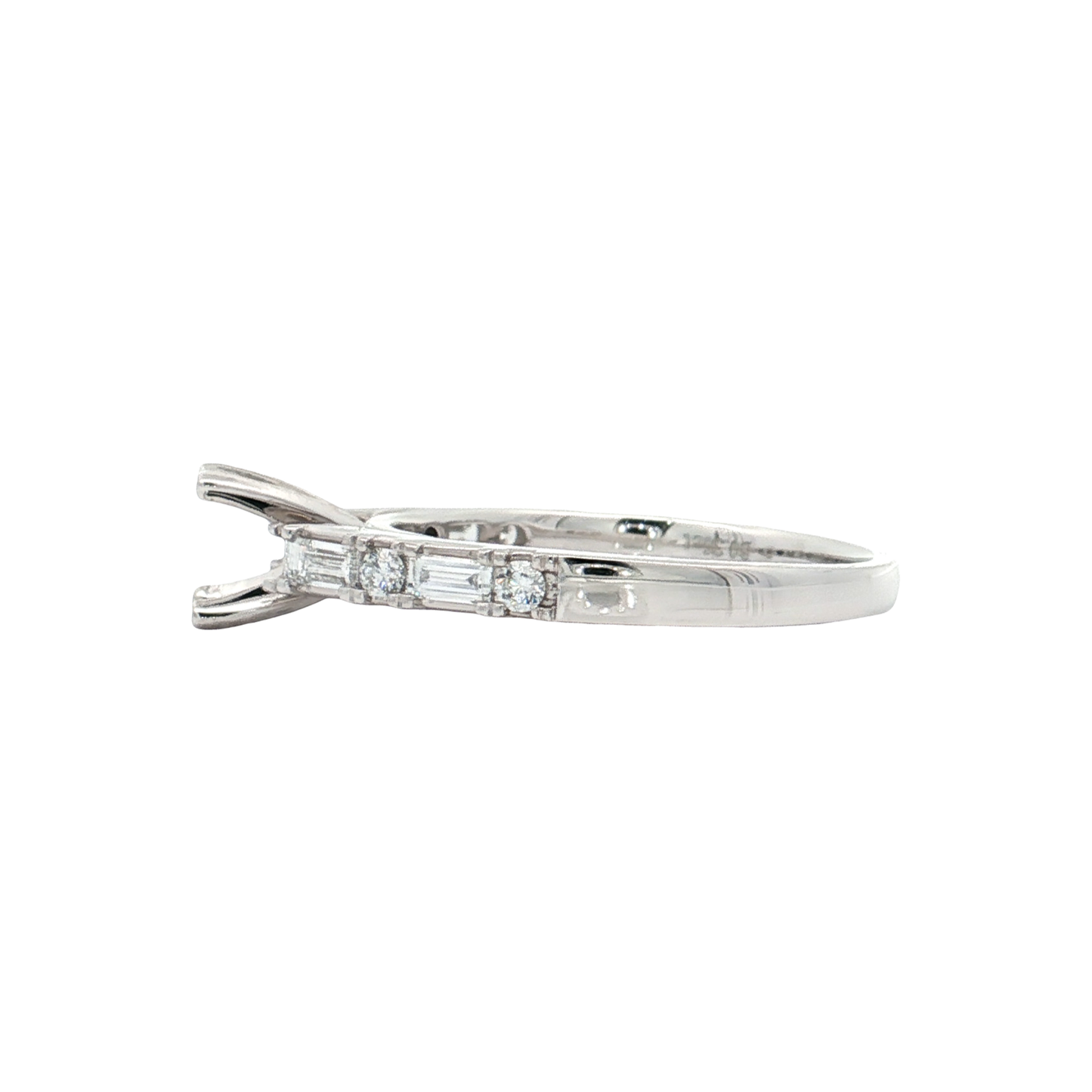 White Gold Diamond Bridal Setting
