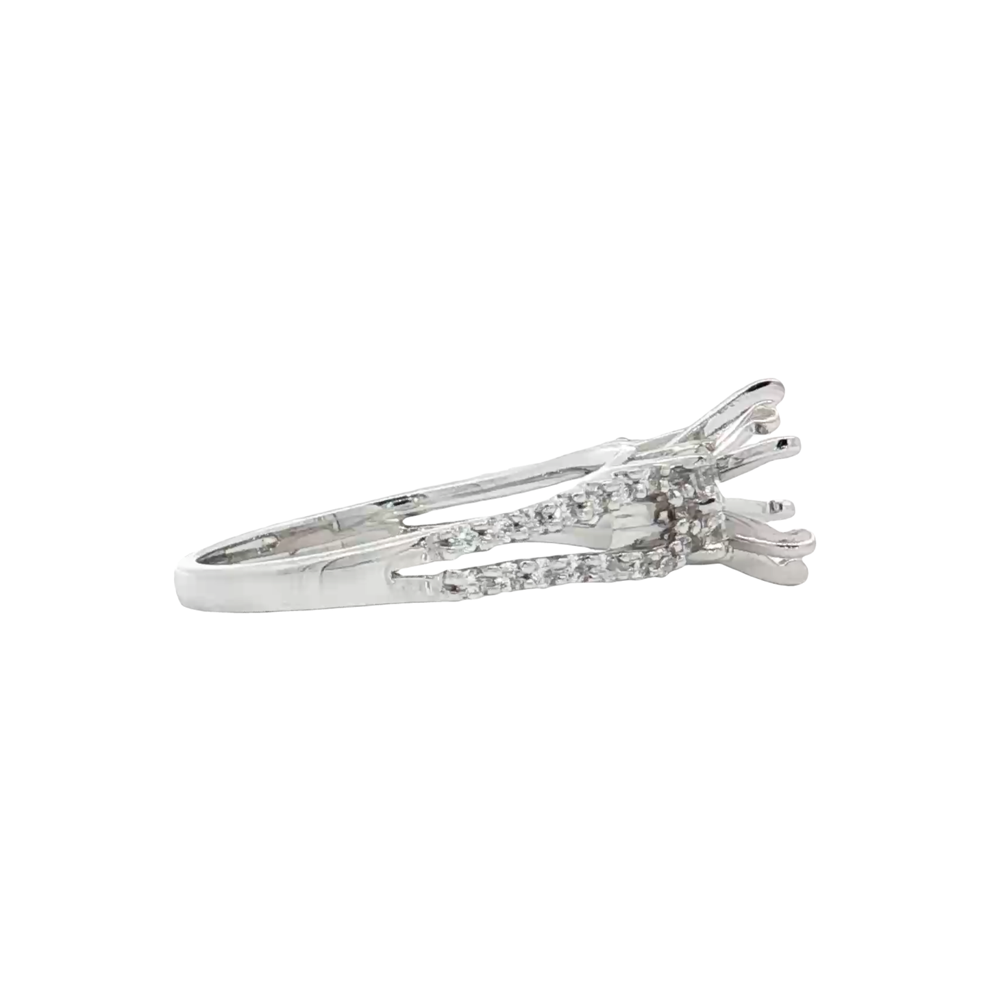 White Gold Diamond Bridal Setting