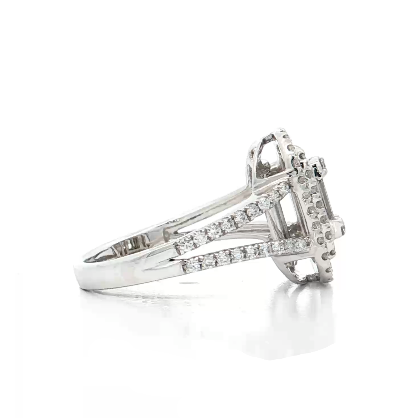 White Gold Diamond Bridal Ring