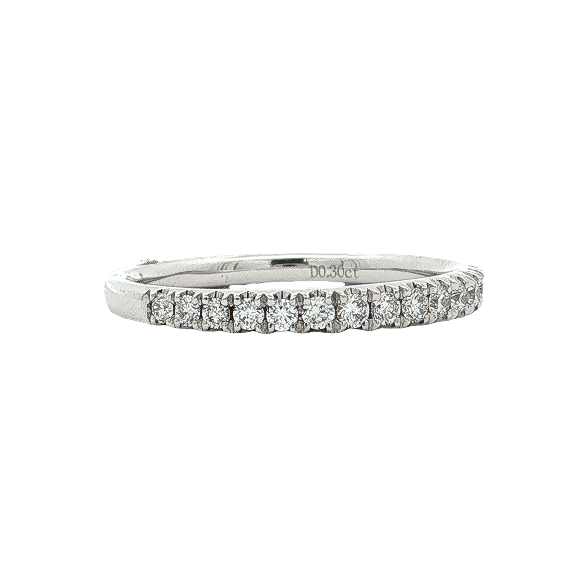 White Gold Diamond Wedding Band