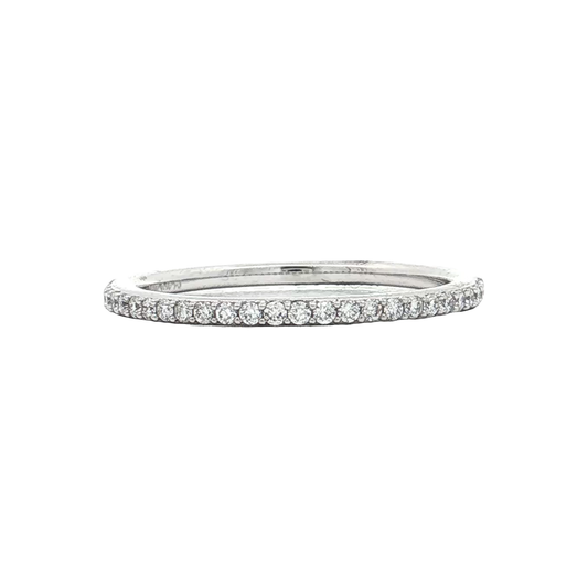 White Gold Diamond Wedding Band