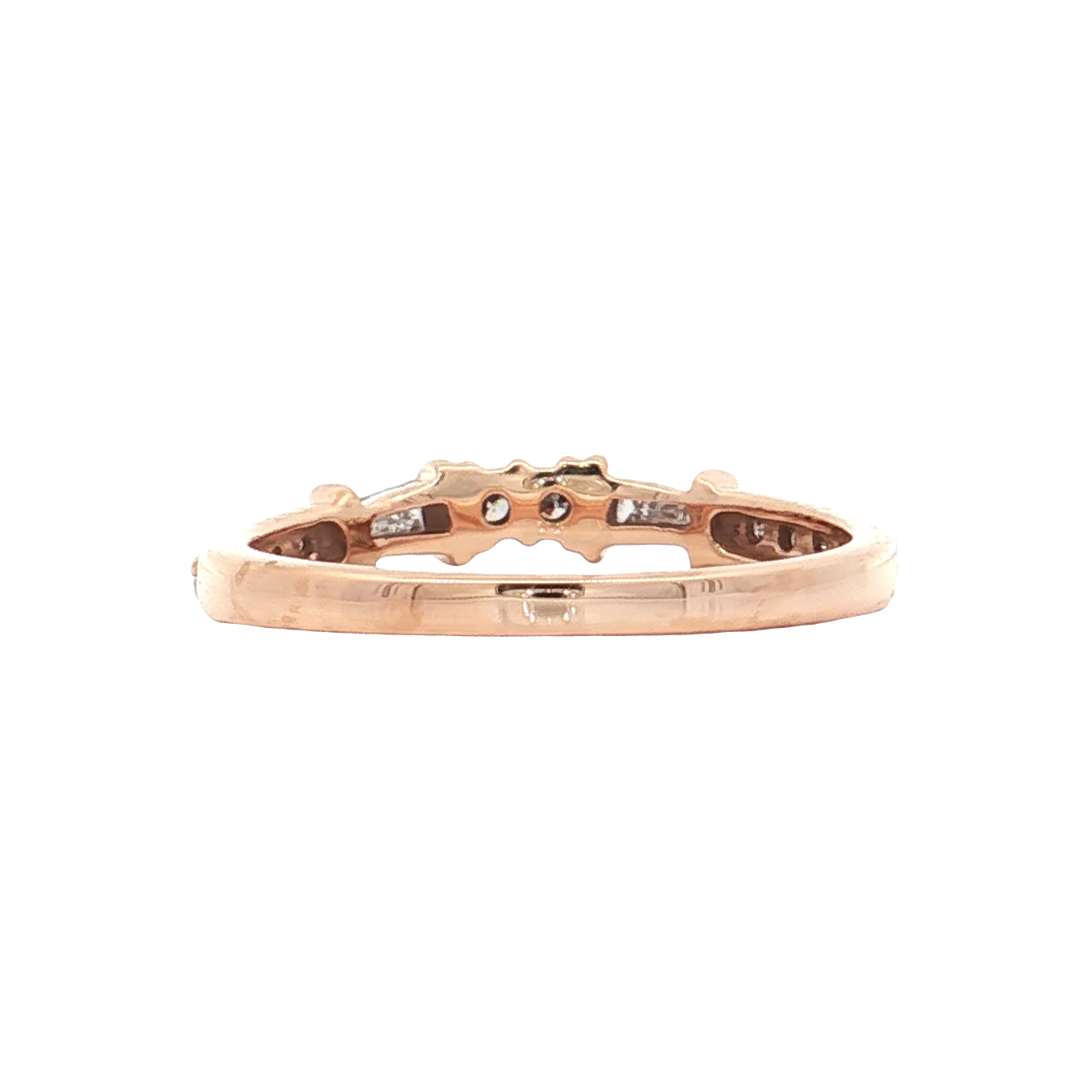 Rose Gold Diamond Wedding Band