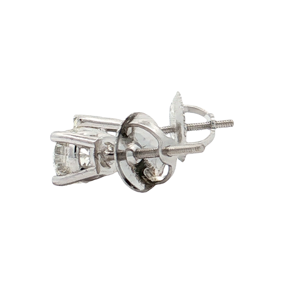 White Gold Diamond Studs