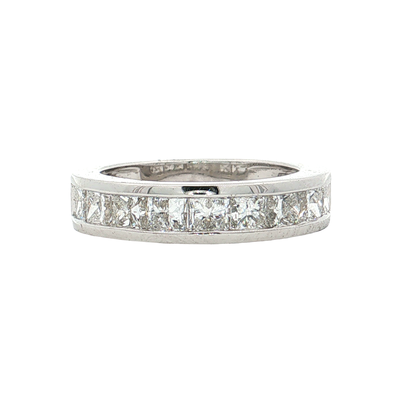 White Gold Lab-Diamond Band