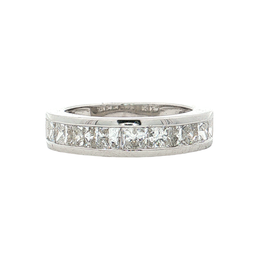 White Gold Lab-Diamond Band