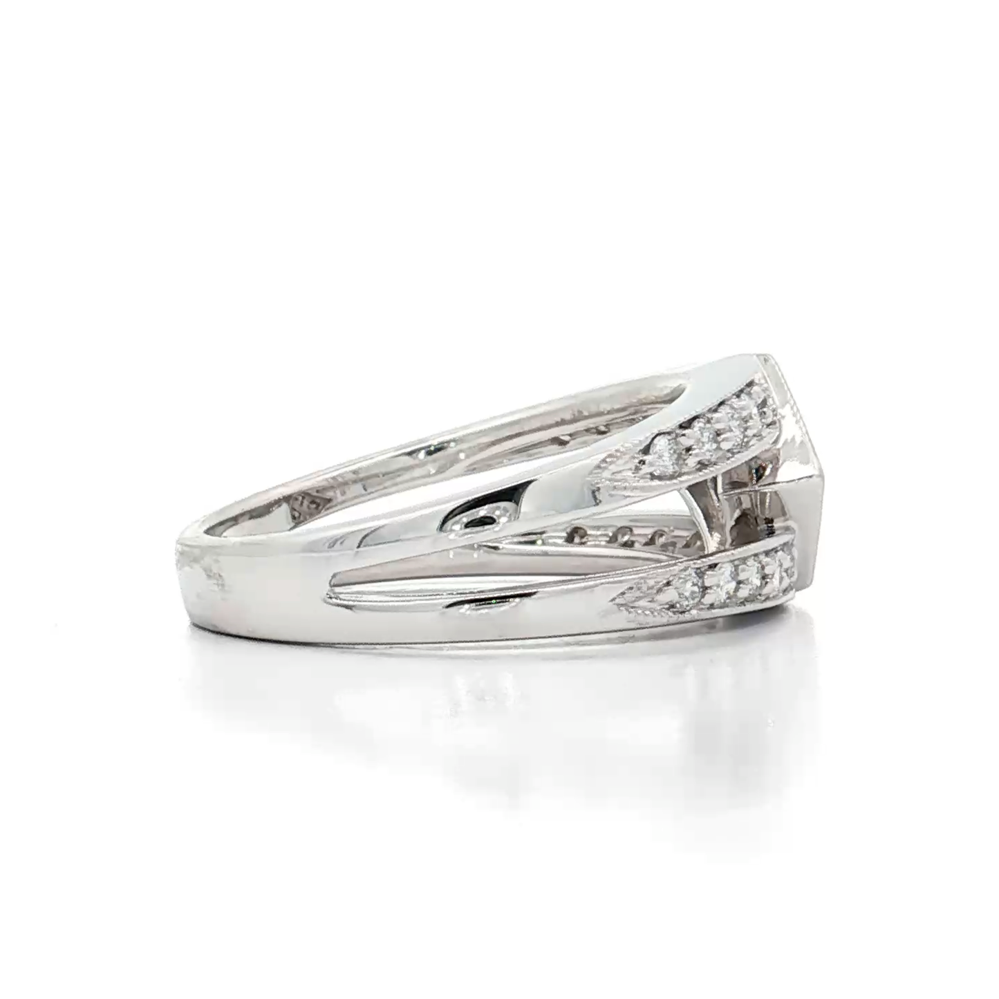 White Gold Diamond Bridal Ring