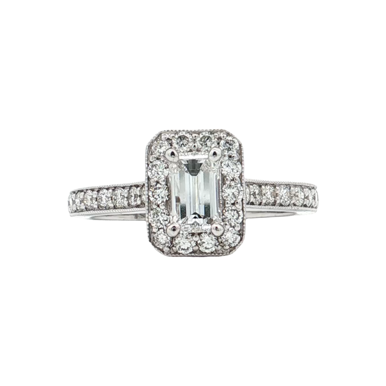White Gold Diamond Bridal Ring