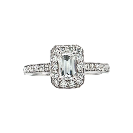 White Gold Diamond Bridal Ring