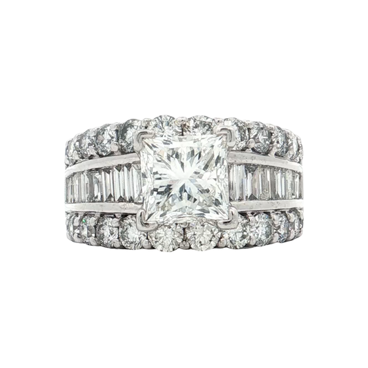White Gold Diamond Bridal Ring