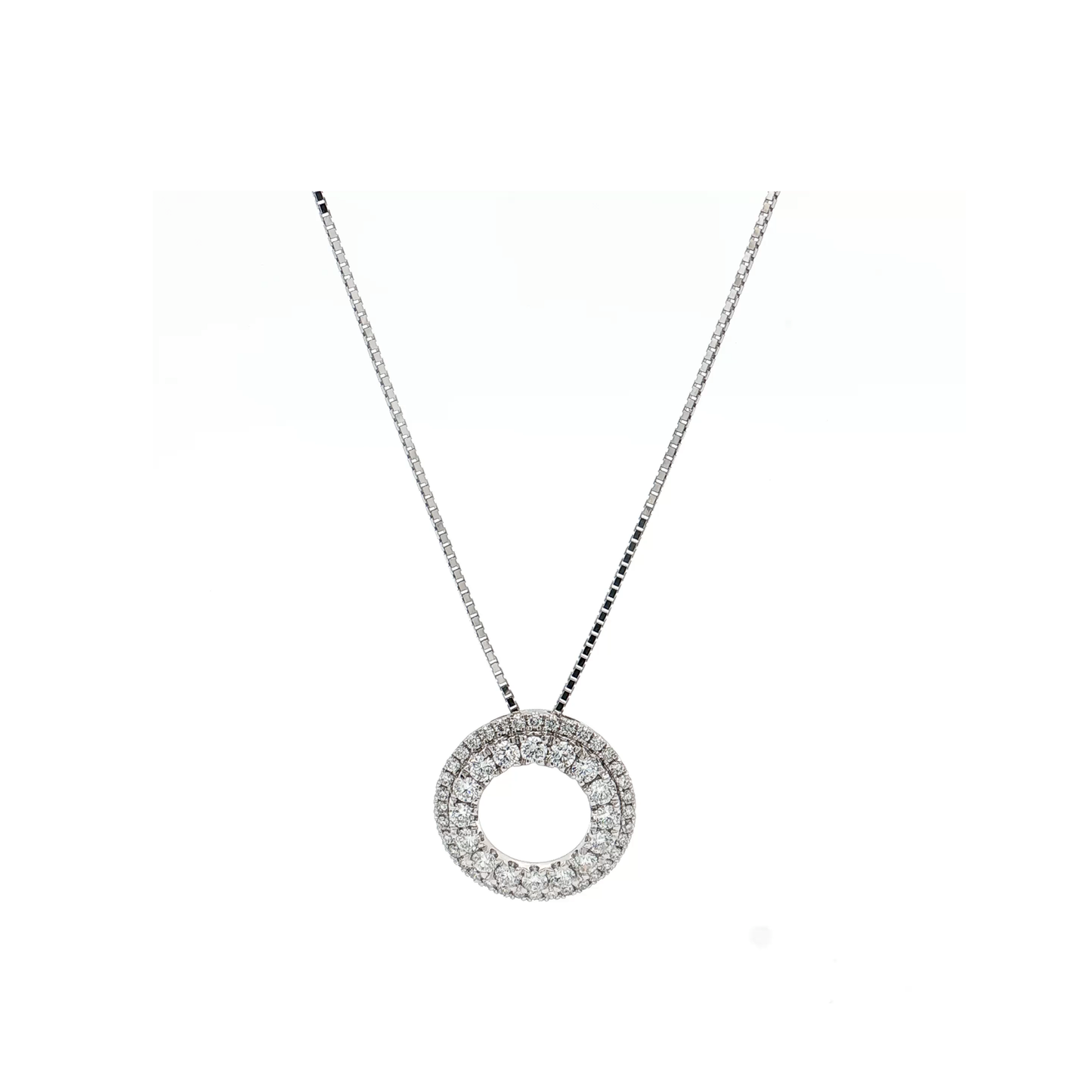 White Gold Diamond Pendant