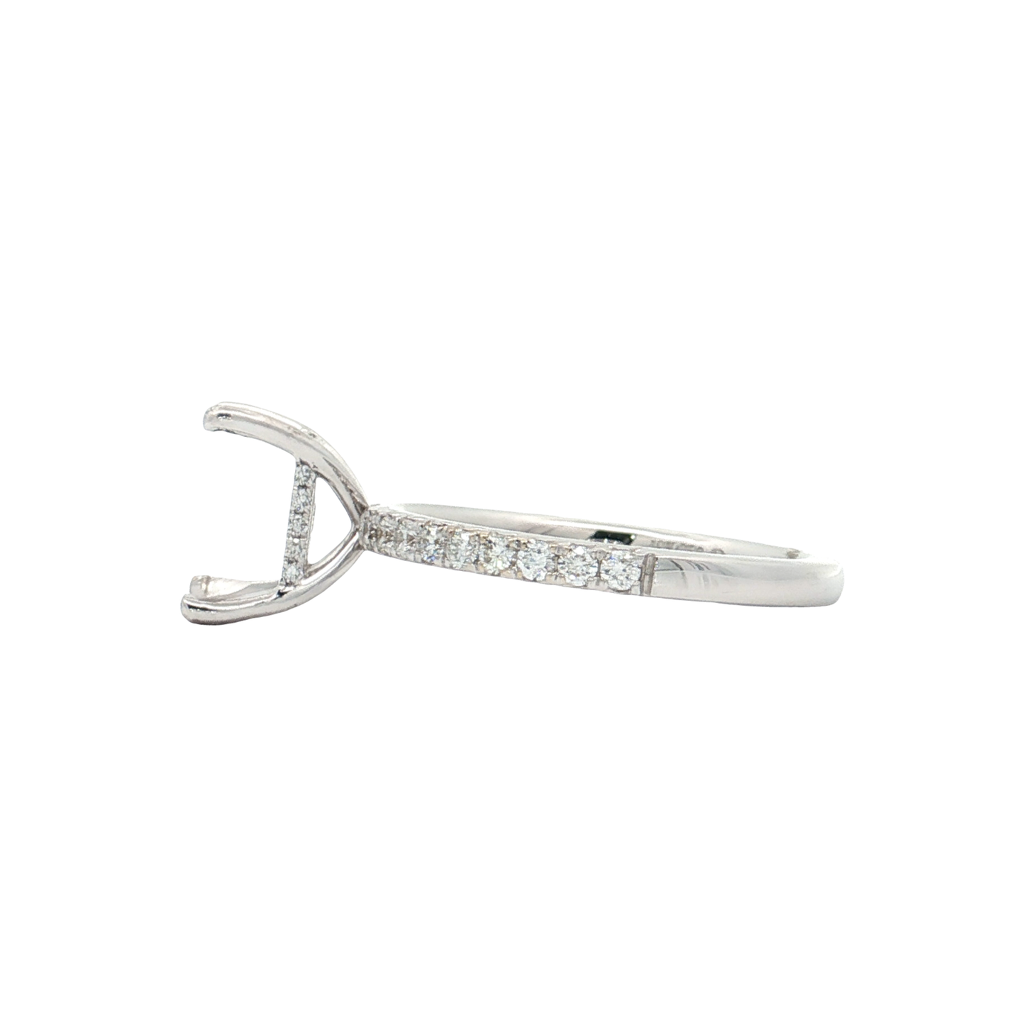 White Gold Diamond Bridal Setting