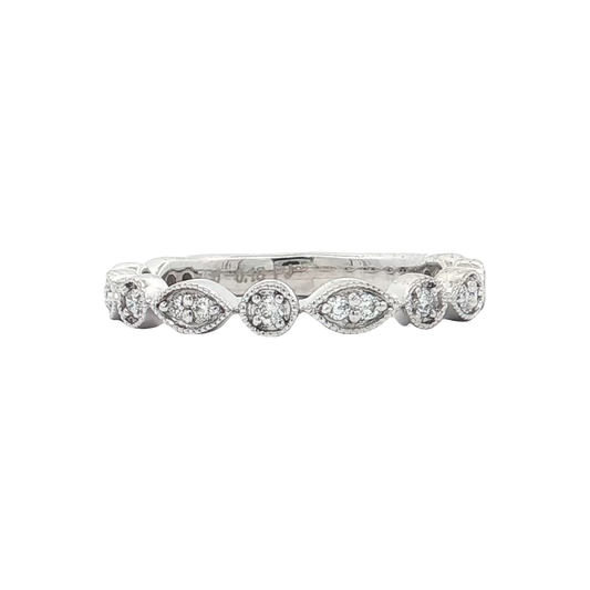 White Gold Diamond Wedding Band