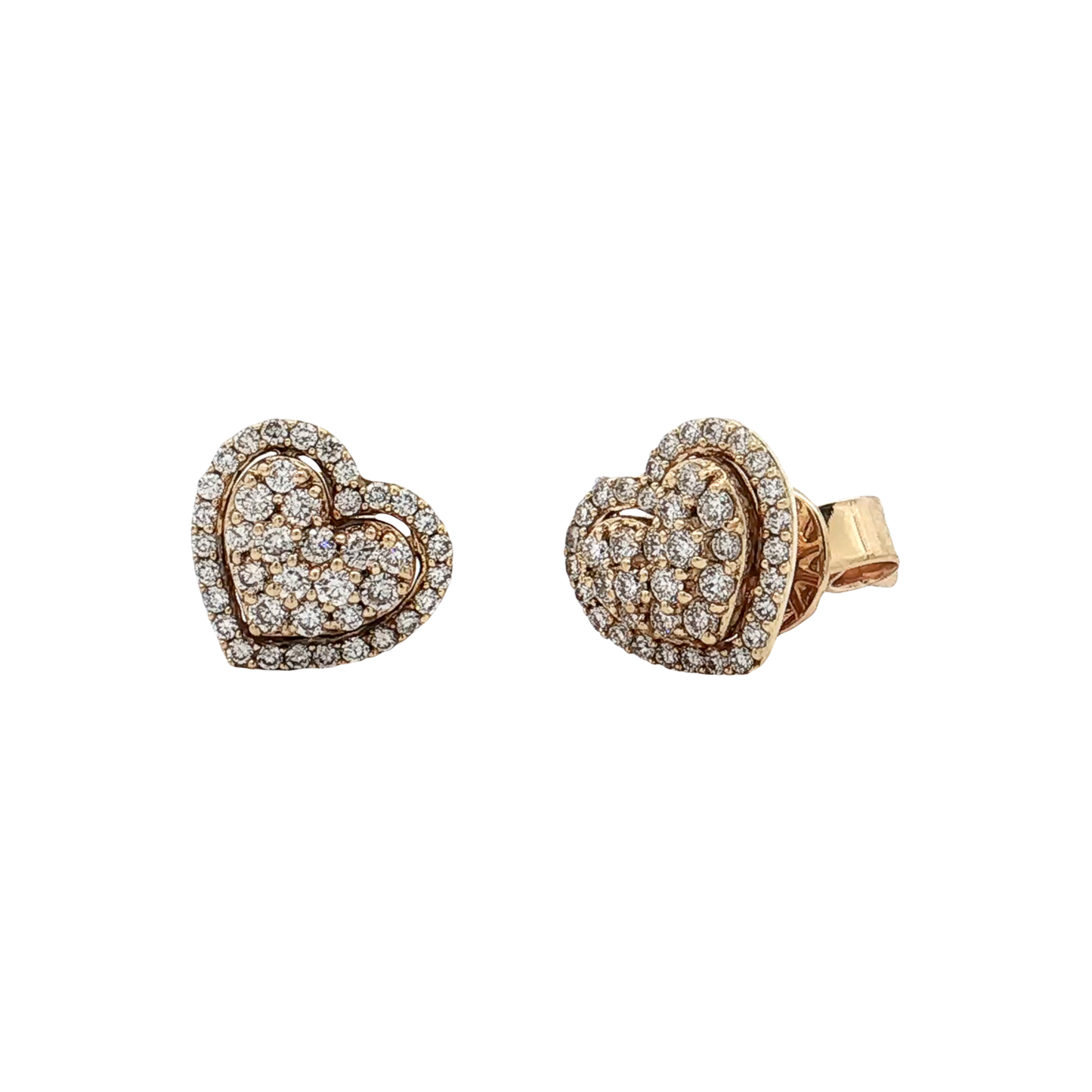 Yellow Gold Diamond Studs