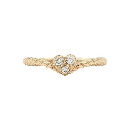 Yellow Gold Diamond Fashion Ring