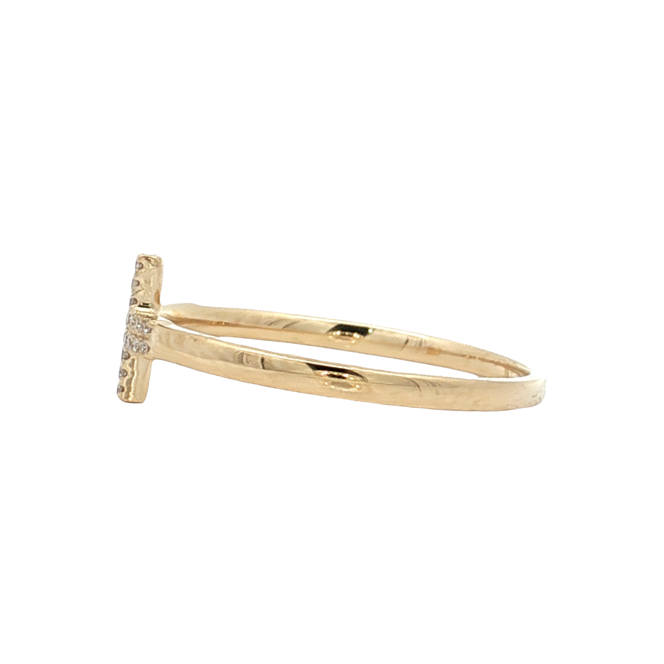 Yellow Gold Diamond Fashion Ring
